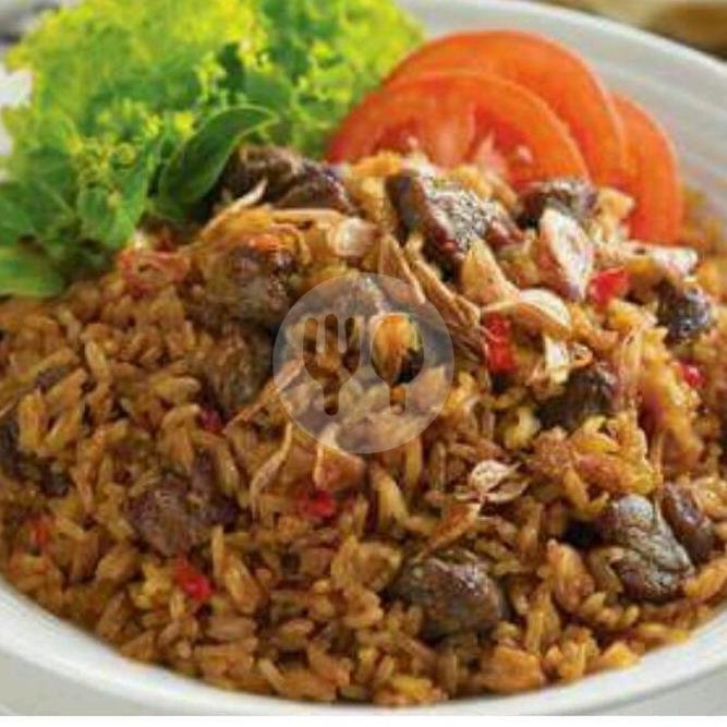 Nasi Goreng telor+Ikan Teri medan menu Nasi Goreng Laris Jaya, Kebon Jeruk