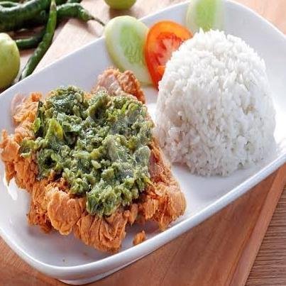 Ayam Geprek Jumbo Pete + Nasi menu Ayam Geprek & Mie Station Panggon Srawung, Menteri Supeno