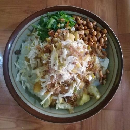 bubur ayam jumbo komplit menu Bubur Ayam Pak Radi, HOS Cokroaminoto