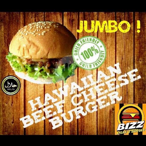 Hawaiian Beef Cheese Burger menu Bizz Steak Dan Burger Dr. Cipto