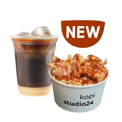 Pkt Nasi Kulit Hot Bbq menu Kopi Studio 24, Sulfat