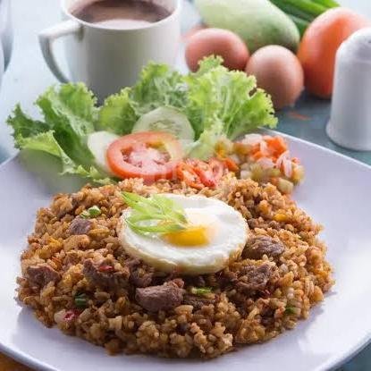 Nasi Goreng Baso menu Nasi Goreng Fantasi, Tugu Lilin