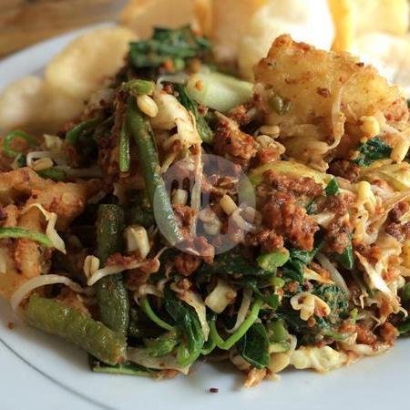 Lotek Mentah / Karedok menu Lotek Nene, Riung Hegar