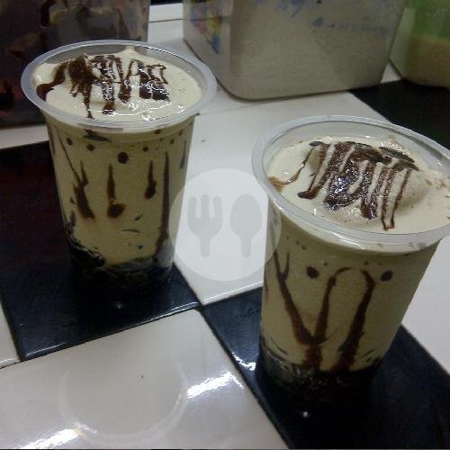 Cappuccino Cincau Mix Durian menu Java Juice, Ngasem