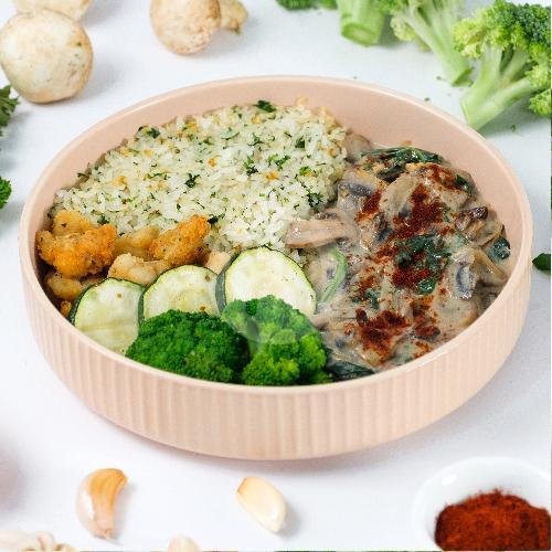 Caesar Chicken Salad Wrap menu Serasa, Salad Bar