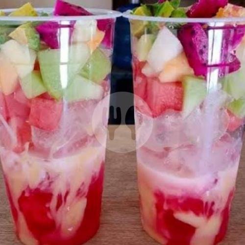 Jus Melon menu Jus Mbak Ros, Gempeng Sebelah Perum Janda