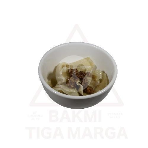 Pangsit Rebus 6 Pcs menu Bakmi Tiga Marga, Grogol Utara