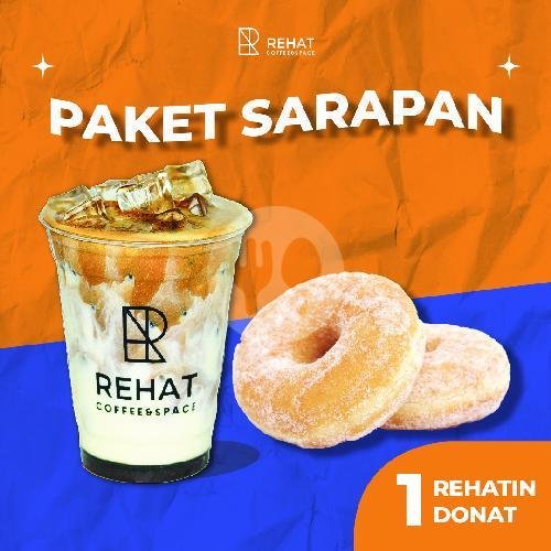 Paket Sarapan : Americano + 2 Donat menu Kopi Rehat Coffee & Space, Kramat Jati