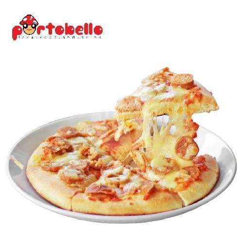 Spaghetti Aglio Olio menu Portobello Pizza, Halmahera