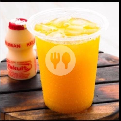 Es Jeruk Peres menu Kedai Papa Gembul, Cipayung