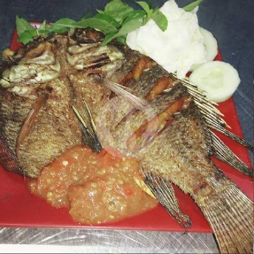 Tahu Penyet menu CAK TOMO, Seafood Lalapan Ikan Bakar, Sulfat