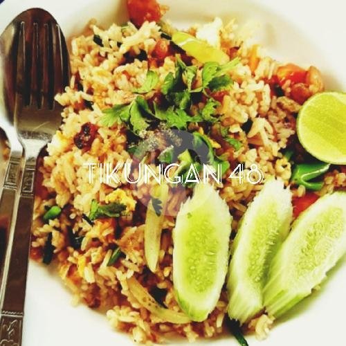 Nasi Goreng Ayam menu Nasi Goreng Areng Tikungan 48, Kran Raya