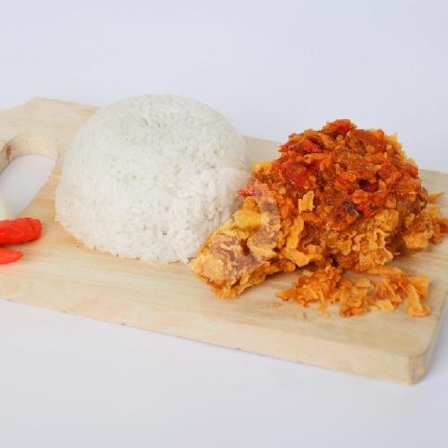 Nasi + Paha Atas Geprek menu Ayam Geprek Njep, Bekasi Selatan