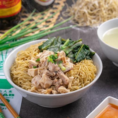 Mie Karet Ayam Special menu Mie Kangkung Jimmy, Cengkareng