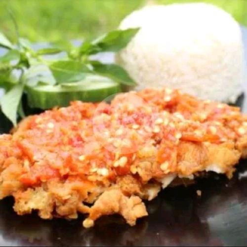 Paket j menu Raja Ayam Geprek, Harjamukti