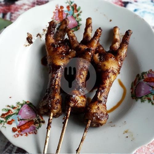 Sate Ceker Ayam Bumbu Kecap menu Sate Ayam Madura Cak Romli, Minggir