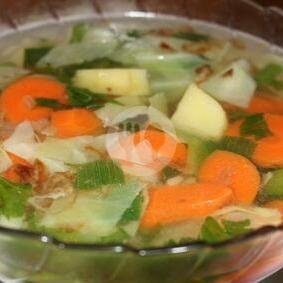 Daun Singkong menu Warteg Mutiara Bahari, Bangka