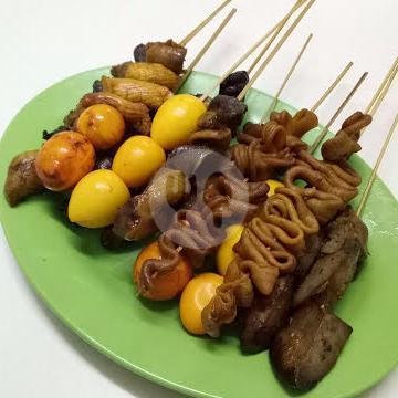 Sate Ampela menu Bubur Ayam Bang Jaya, Pesanggrahan