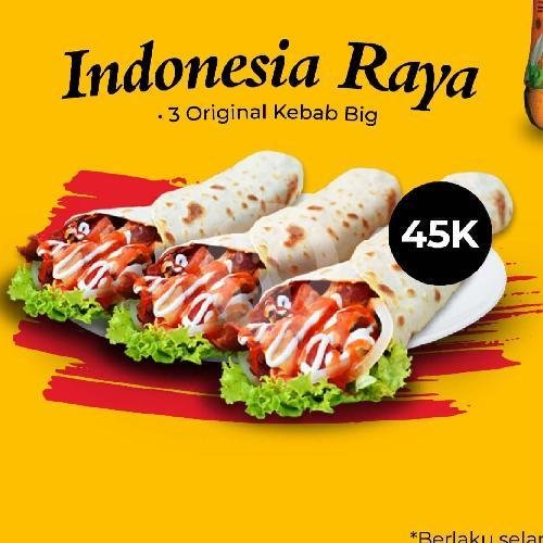 Black Kebab (Big Size) menu Tursina Kebab dan Burger, Jl. Trunojoyo Madiun