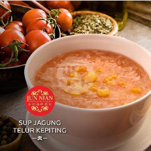 Sop Isit Telor kepiting menu Jun Njan, Pecenongan