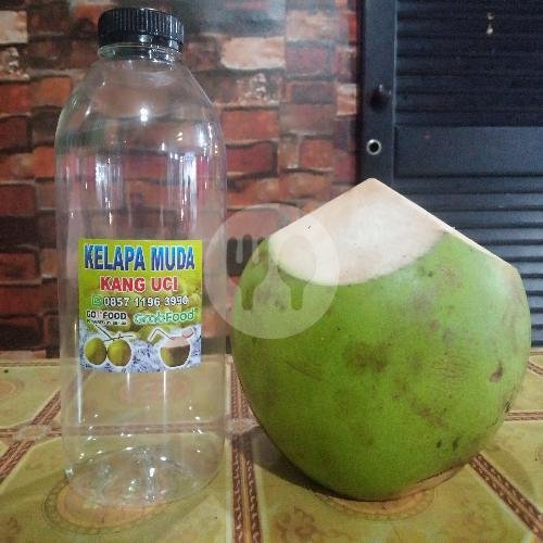 Air Kelapa Muda Murni (Kemasan Botol 1 Liter) menu Kelapa Muda Kang Uci, Bangunan Barat