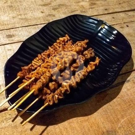 Sate Baso menu Angkringan Koboy, RE Martadinata