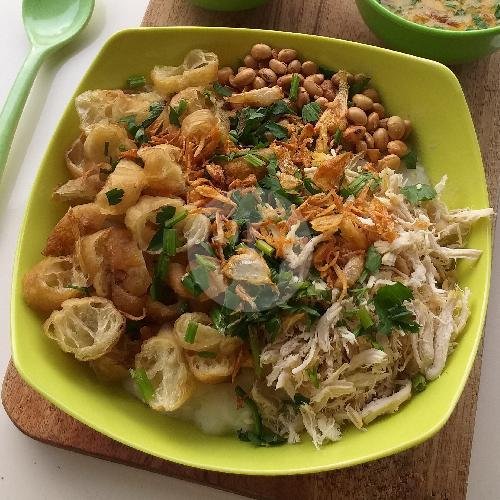 Nasi Kuning Telor Bulat Balado (Kemasan Thinwall) menu Bubur Ayam & Lontong Kari Abah Ama 