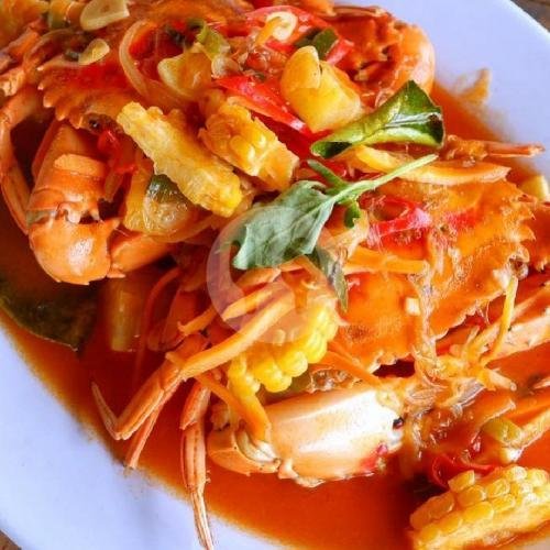 Kepiting Mix Kerang Ijo menu Nyonya Krabs Seafood, Ngadiluwih