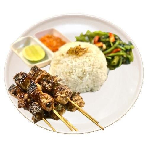 PAKET NASI SATE TUNA BAKAR menu IKOMAOO MANADO RESTO, Tanjung Duren Raya