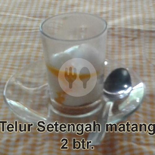 Telur 1/2 matang 1 btr menu Kedai Kopi & Bakpao Kwang Koan (Kopi Johny), Kelapa Kopyor