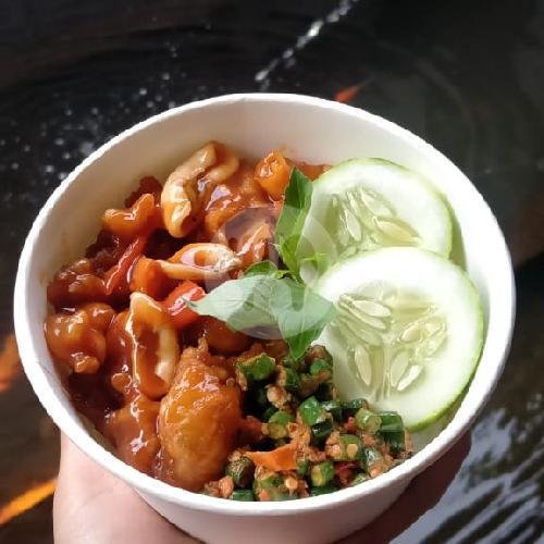 Udang Crispy Rice Bowl menu Warung Makan Ikan Segar