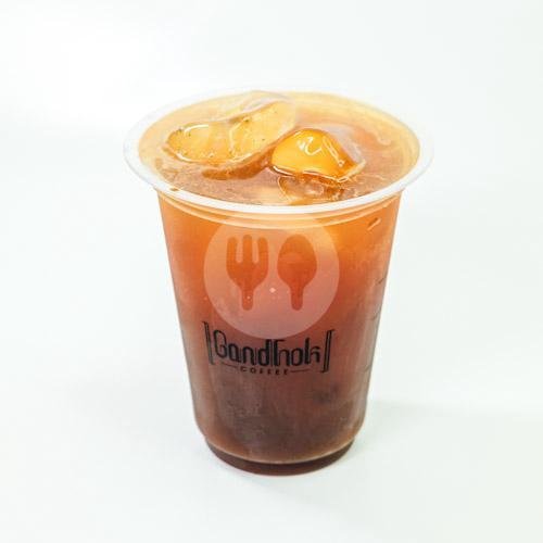 Cappuccino menu Gandhok Coffee, Kraton