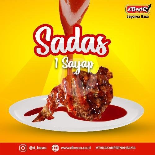 Geprek Sayap Gjk menu dBesto, Pisangan Lama 3