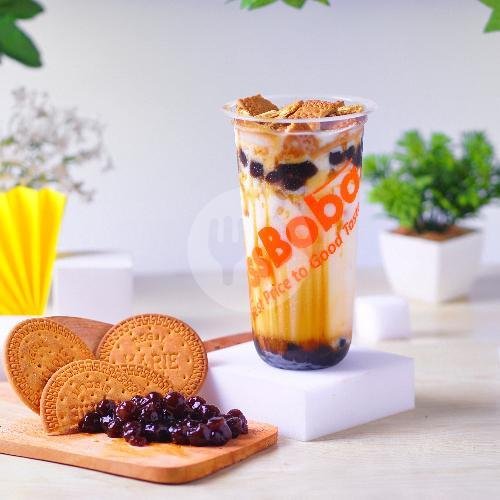 Taro Boba Milk menu The Bossboba, Jatibarang