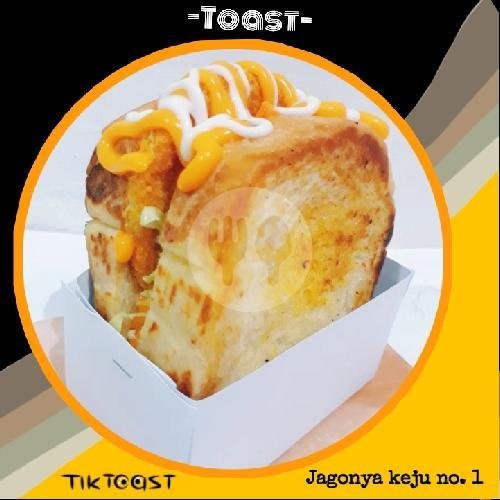 Egg Smoked Beef Cheese menu Tiktoast, Cibeunting Kidul