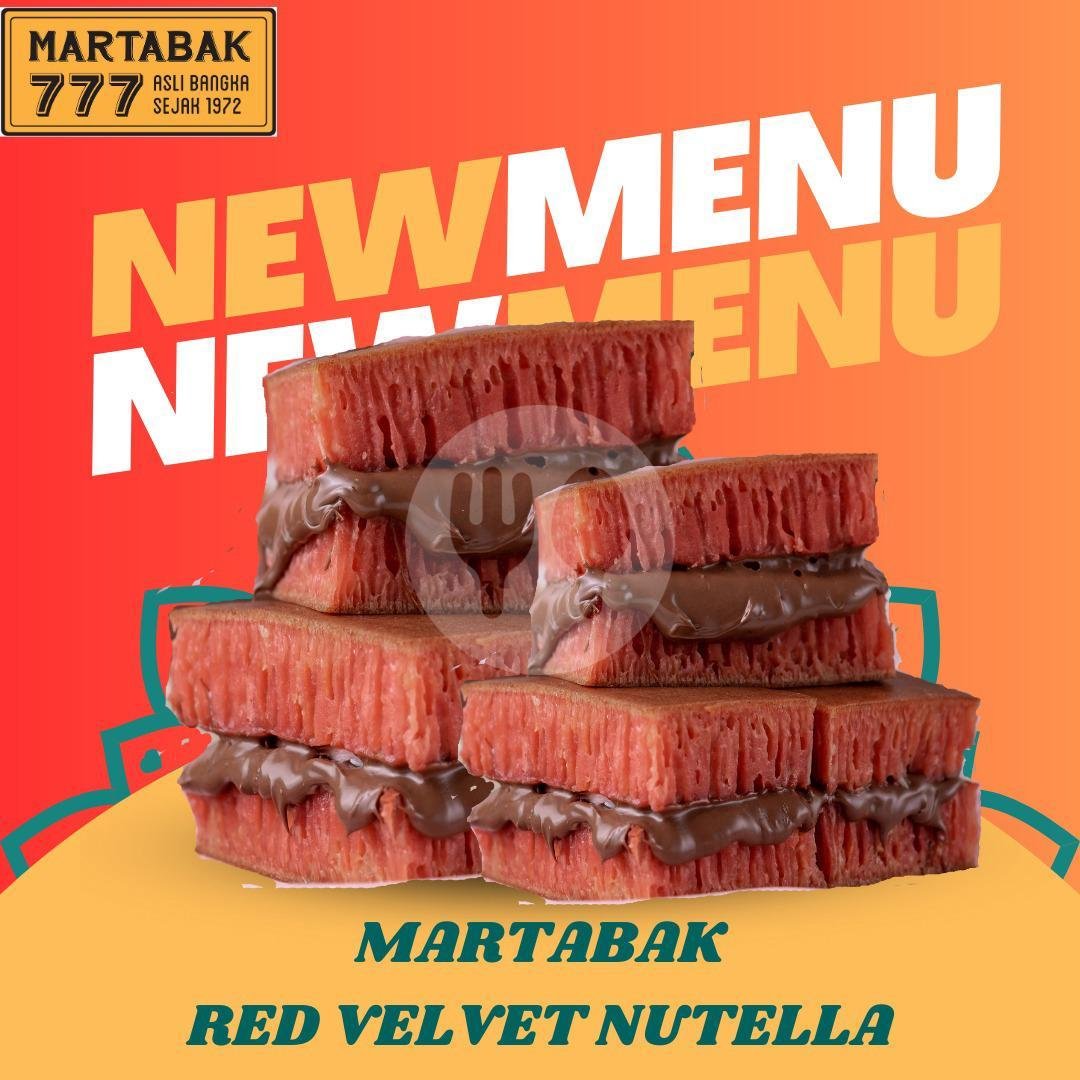 Martabak Klasik Red Velvet Ovomaltine Keju menu Martabak 777 SB, Muara Karang