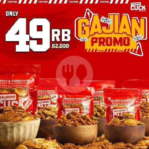 Promo Gajian 4 Diskon 20 Persen (Paket Best Seller) menu Macaroni Cuck, Tenggilis