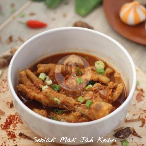 Krupuk Kulit/Rambak menu Seblak Mak Jah Kediri, Tepus, Jl. Joyoboyo, Ngasem, Kediri