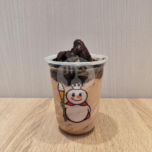 Milk Tea With 2 Topping (Medium) menu Mixue Cijagra, Buah Batu
