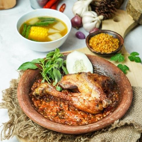 Bebek Penyet menu Penyetan Cak Mas, Ruko Rich Palace