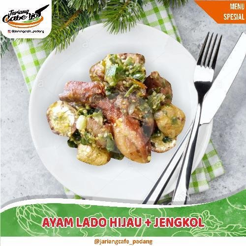 Ayam Lado Hijau Jengkol menu Jariang Cafe Padang