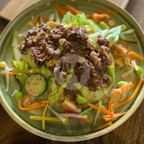 Gyu Salad menu Macarius All Day Brunch & Gelateria, Pekalangan