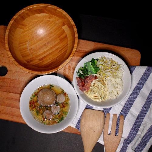 Mie Yamin Pisah Bakso Urat menu Baso Mas Bendol, Cicadas