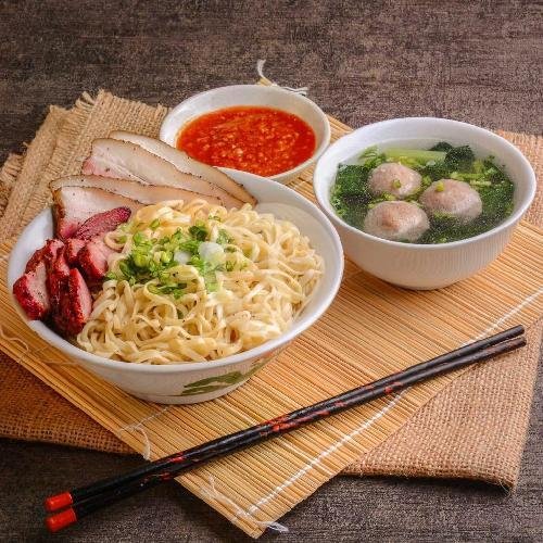 Yamien Charsiu menu Bakmie 16, Taman Kopo Indah