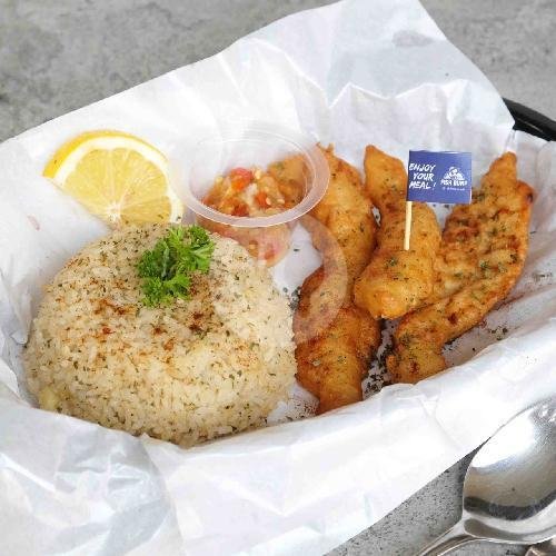 Fish And Butter Rice Sambal Matah (Reg) menu Fish Lab, Duren Sawit