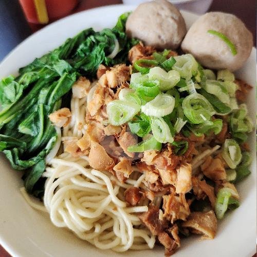 Mie Ayam Bakso Goreng Special menu Mie Ayam Bakso Bu Senyum, Yamie Bu Senyum, Palagan