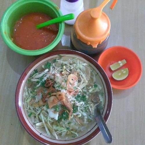 Paket 2 (soto Babat + Nasi + Esteh) menu Soto Lamongan Cak Yu