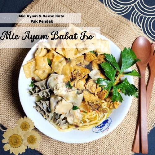 Mie Ayam Bakso menu Mie Ayam & Bakso Kota Pak Pendek, Sompok