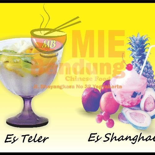 Mie Goreng+ Es Shanghay menu Mie Bandung Chinese Food, Ngampilan