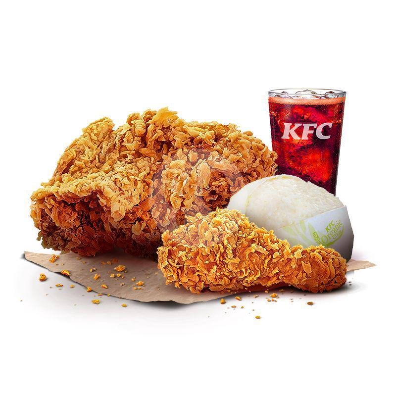 Jagoan Puas 1 menu KFC Box, Stasiun Cirebon